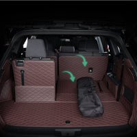 All-Weather Waterproof Trunk Mat, Pet Mat, Cargo Mat for Three-Row Vehicles