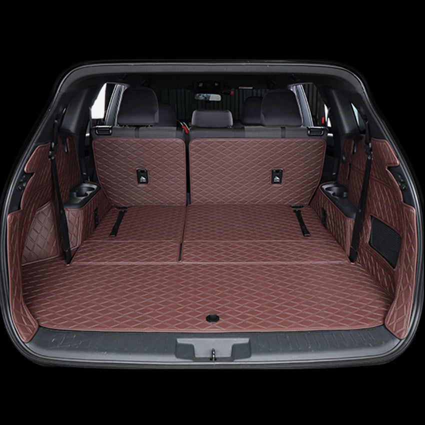 All-Weather Waterproof Trunk Mat, Pet Mat, Cargo Mat for Three-Row Vehicles