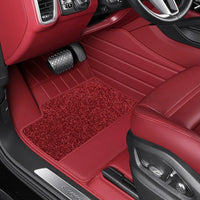 Luxury Genuine Leather Custom Car Floor Mats (Includes Carpet) Vehicle Liners