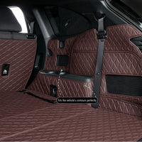 All-Weather Waterproof Trunk Mat, Pet Mat, Cargo Mat for Three-Row Vehicles