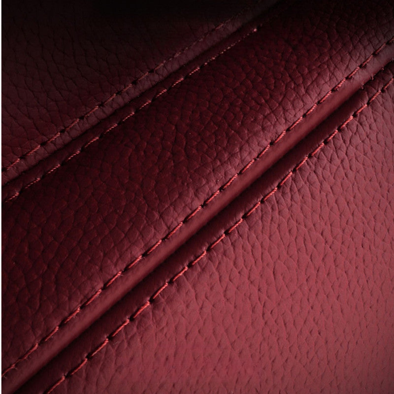 Luxury Genuine Leather Custom Car Floor Mats (Includes Carpet) Vehicle Liners