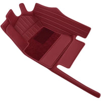 Luxury Genuine Leather Custom Car Floor Mats (Includes Carpet) Vehicle Liners