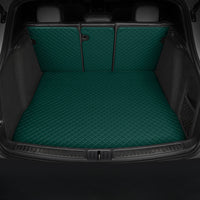 Luxury Diamond Stitching Custom Luxury Car Trunk Mat Vehicle Liners (Semi-Wraparound)