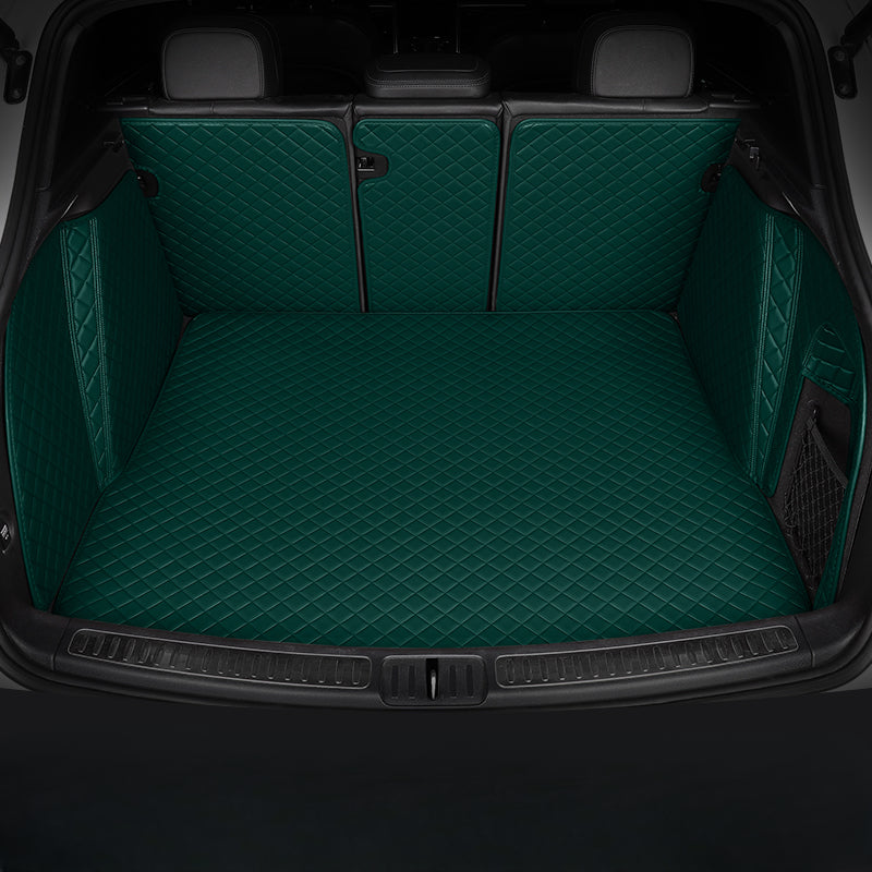 Luxury Diamond Stitching Custom Luxury Car Trunk Mat Vehicle Liners (Wraparound)