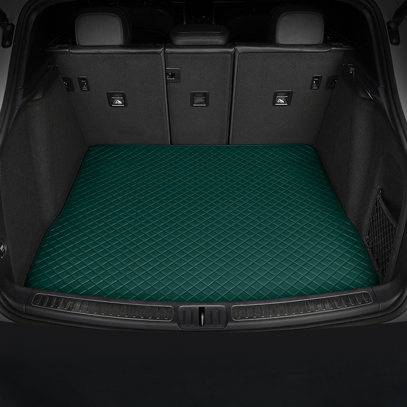 Luxury Diamond Stitching Custom Luxury Car Trunk Mat Vehicle Liners (Trunk Floor)