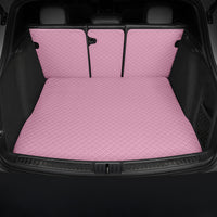 Luxury Diamond Stitching Custom Luxury Car Trunk Mat Vehicle Liners (Semi-Wraparound)