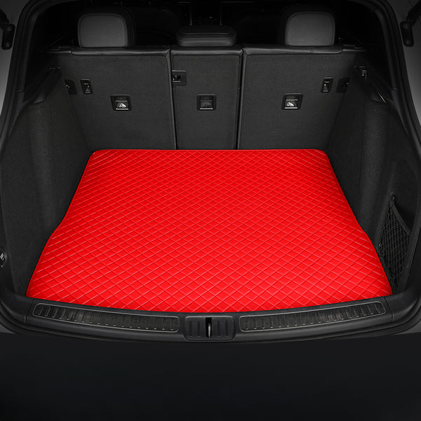 Luxury Diamond Stitching Custom Luxury Car Trunk Mat Vehicle Liners (Trunk Floor)