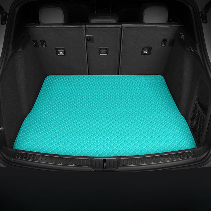 Luxury Diamond Stitching Custom Luxury Car Trunk Mat Vehicle Liners (Trunk Floor)
