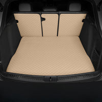 Luxury Diamond Stitching Custom Luxury Car Trunk Mat Vehicle Liners (Semi-Wraparound)