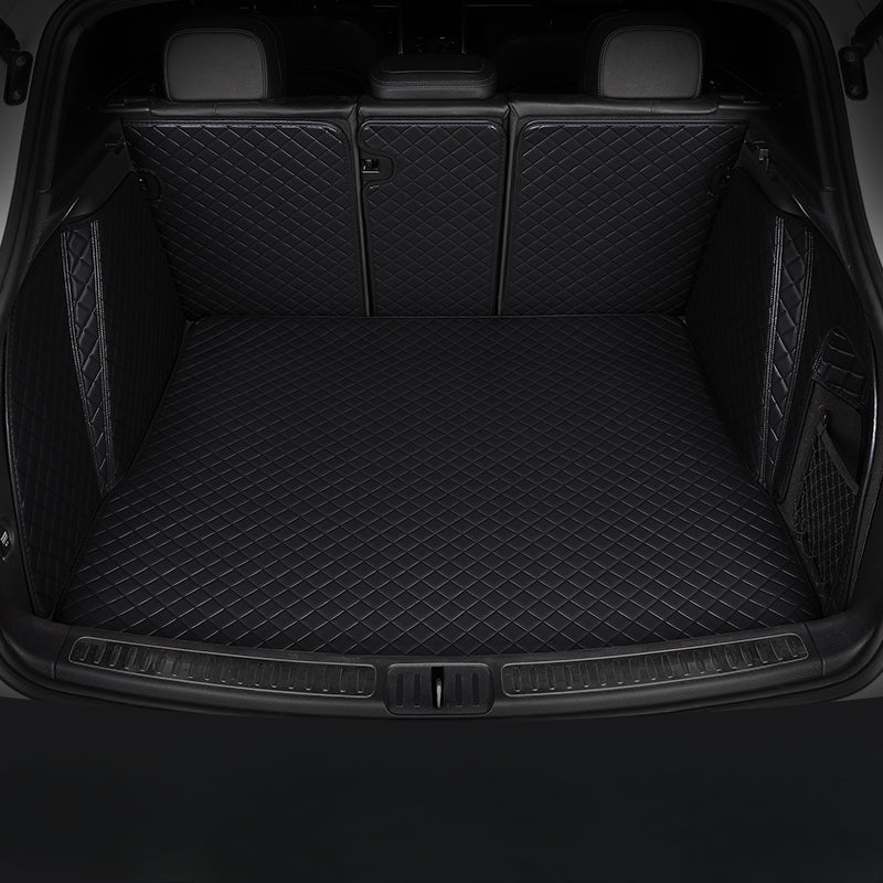 Luxury Diamond Stitching Custom Luxury Car Trunk Mat Vehicle Liners (Wraparound)