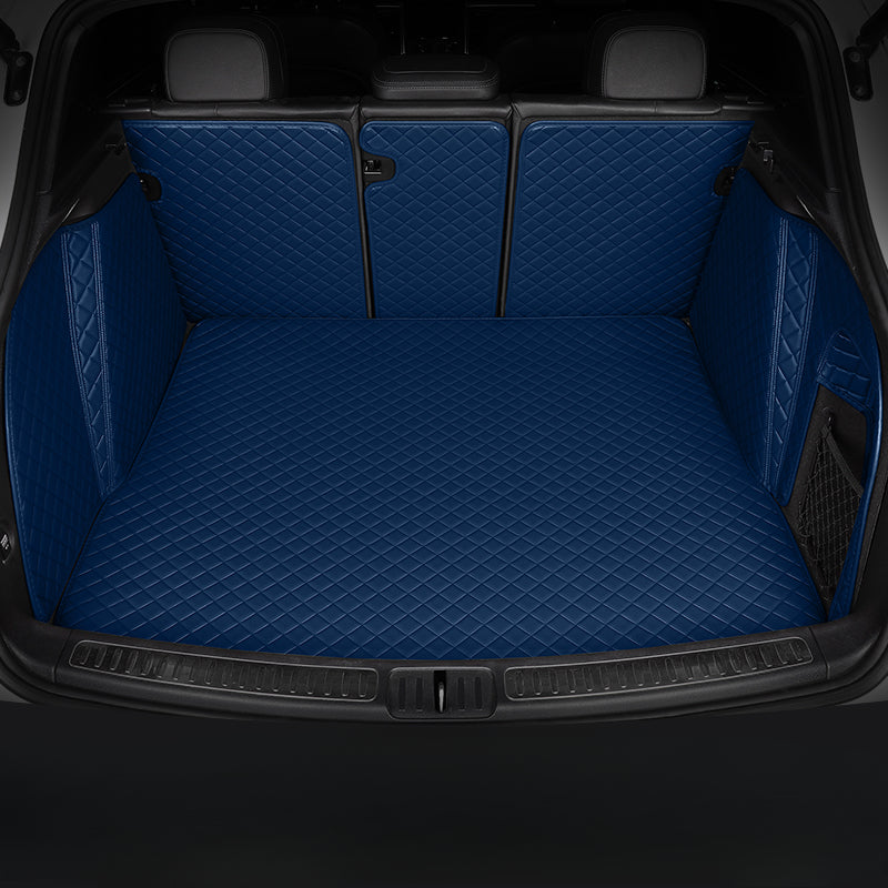 Luxury Diamond Stitching Custom Luxury Car Trunk Mat Vehicle Liners (Wraparound)
