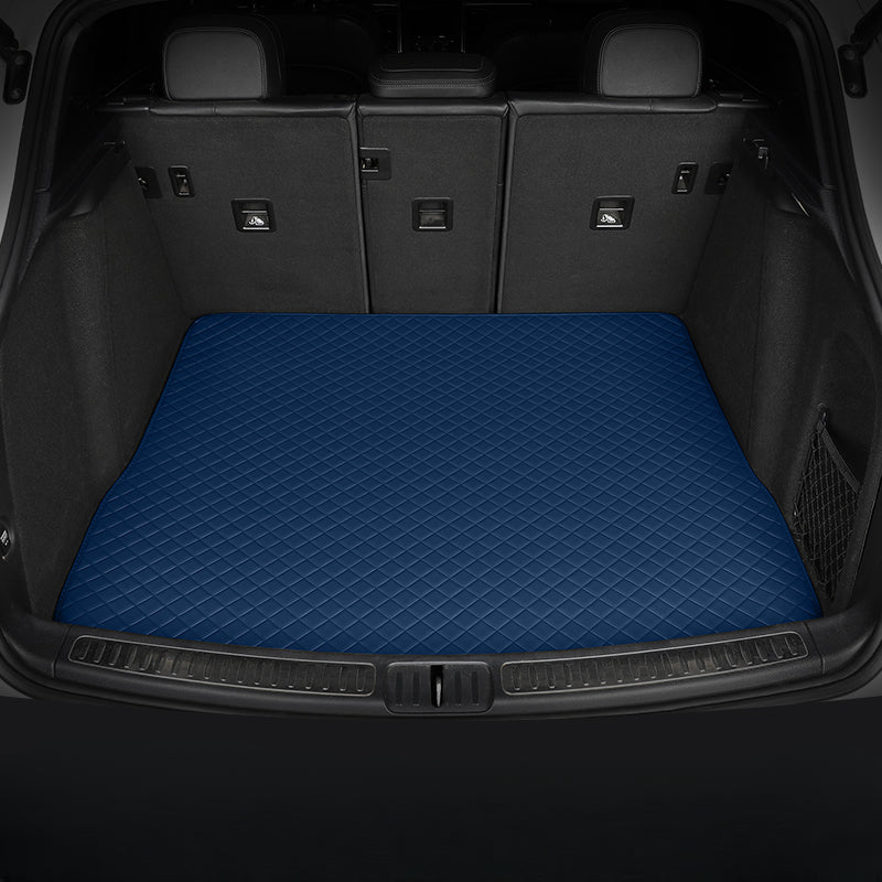 Luxury Diamond Stitching Custom Luxury Car Trunk Mat Vehicle Liners (Trunk Floor)