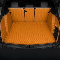 Luxury Diamond Stitching Custom Luxury Car Trunk Mat Vehicle Liners (Wraparound)