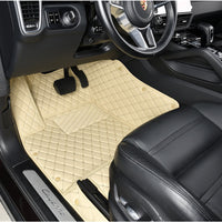 Classic Diamond Stitching Custom Luxury Car Floor Mats Vehicle Liners