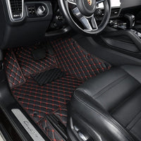 Classic Diamond Stitching Custom Luxury Car Floor Mats Vehicle Liners