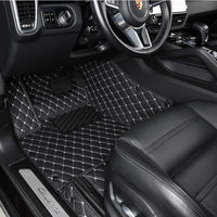 Classic Diamond Stitching Custom Luxury Car Floor Mats Vehicle Liners