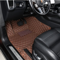 Classic Diamond Stitching Custom Luxury Car Floor Mats Vehicle Liners