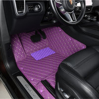 Classic Diamond Stitching Custom Luxury Car Floor Mats Vehicle Liners