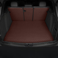 Luxury Diamond Stitching Custom Luxury Car Trunk Mat Vehicle Liners (Semi-Wraparound)