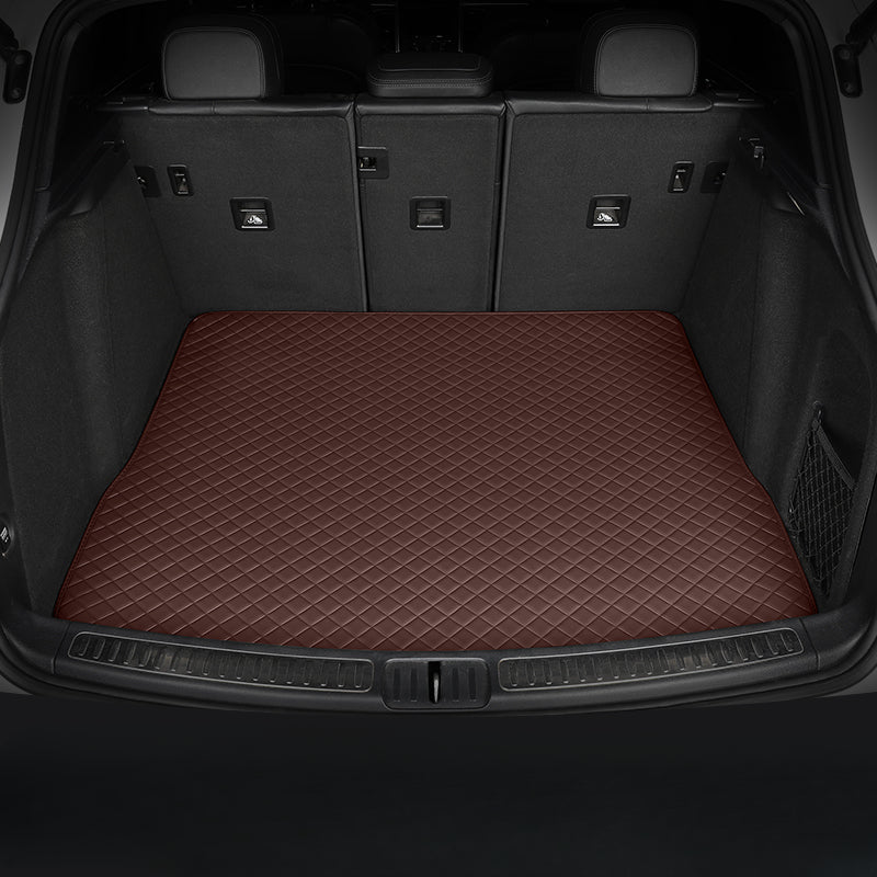 Luxury Diamond Stitching Custom Luxury Car Trunk Mat Vehicle Liners (Trunk Floor)