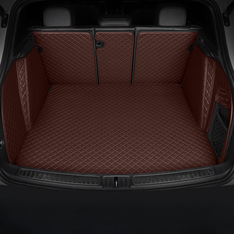 Luxury Diamond Stitching Custom Luxury Car Trunk Mat Vehicle Liners (Wraparound)