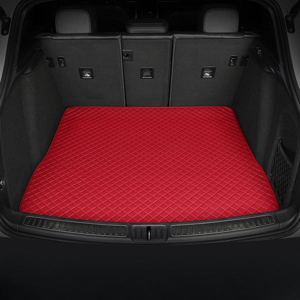 Luxury Diamond Stitching Custom Luxury Car Trunk Mat Vehicle Liners (Trunk Floor)