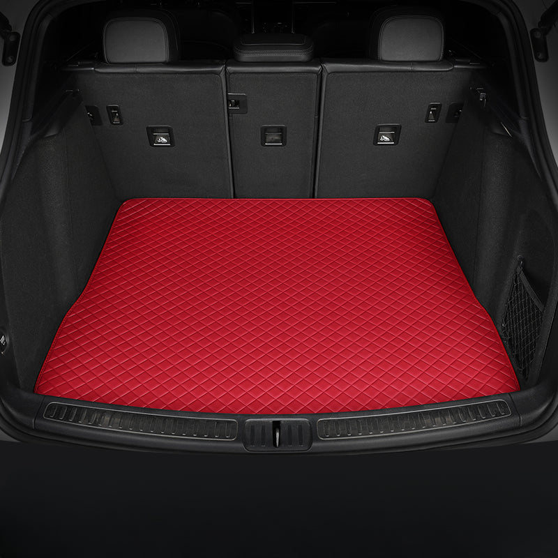 Luxury Diamond Stitching Custom Luxury Car Trunk Mat Vehicle Liners (Trunk Floor)